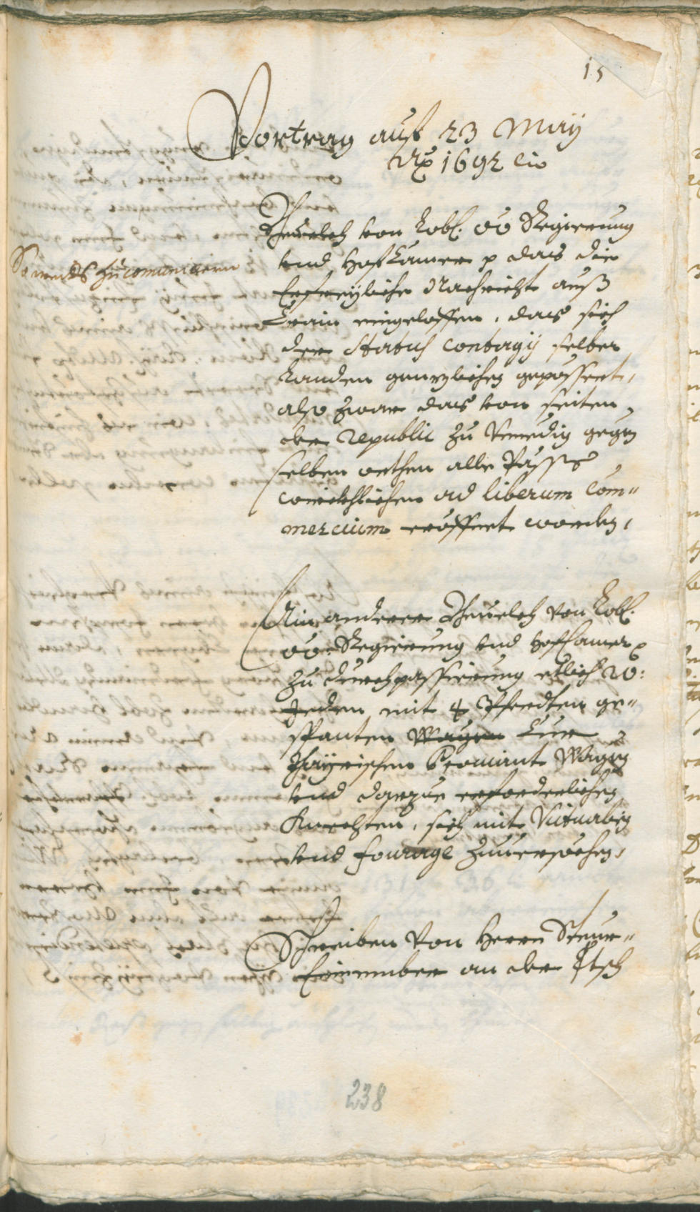 Civic Archives of Bozen-Bolzano - BOhisto Ratsprotokoll 1691/93 