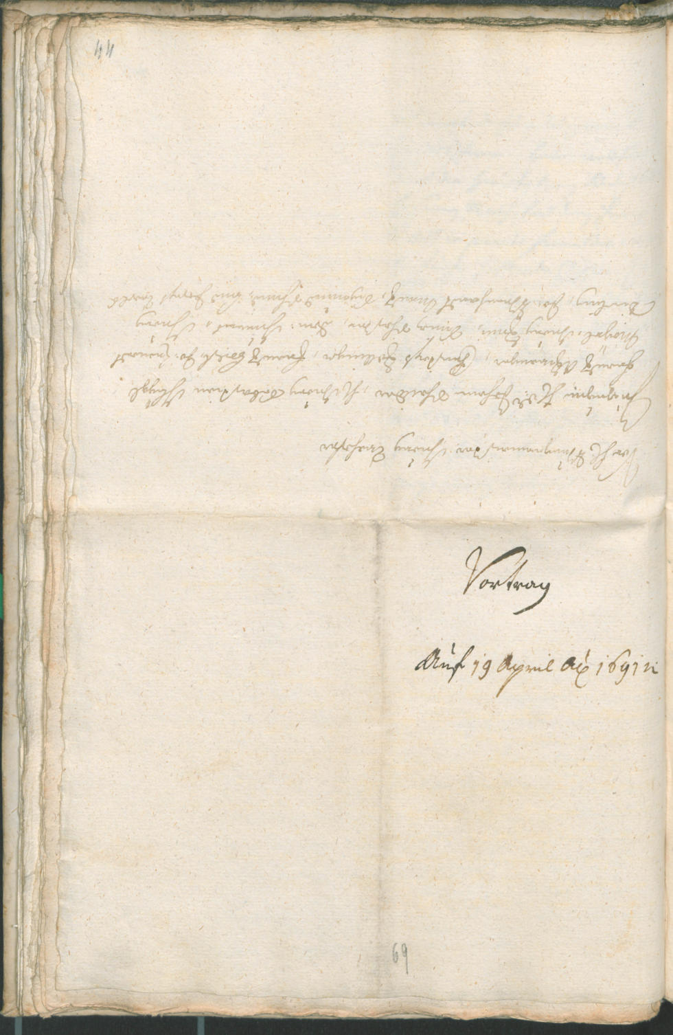 Civic Archives of Bozen-Bolzano - BOhisto Ratsprotokoll 1691/93 