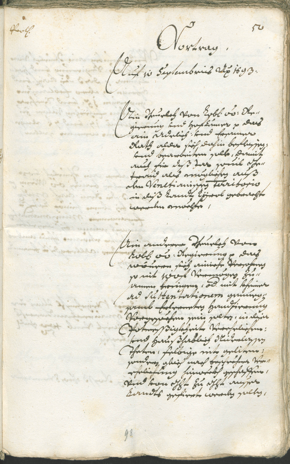 Civic Archives of Bozen-Bolzano - BOhisto Ratsprotokoll 1693/96 