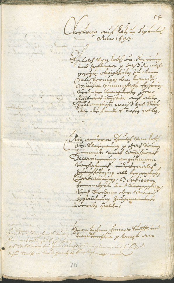 Civic Archives of Bozen-Bolzano - BOhisto Ratsprotokoll 1693/96 