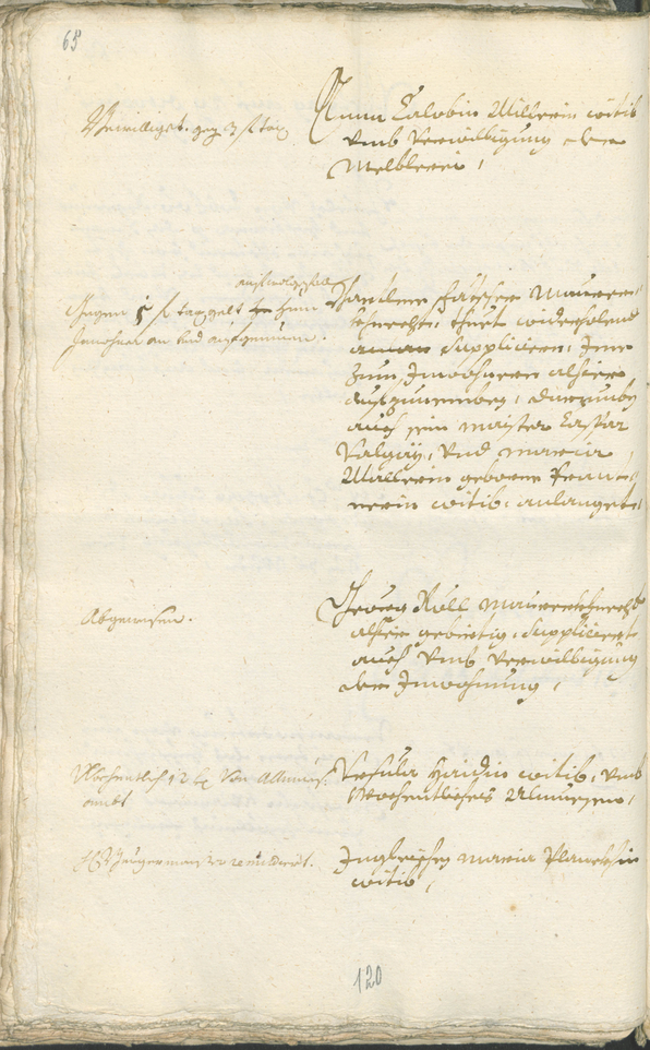 Stadtarchiv Bozen - BOhisto Ratsprotokoll 1693/96 