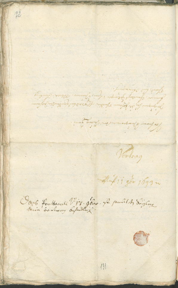 Civic Archives of Bozen-Bolzano - BOhisto Ratsprotokoll 1693/96 