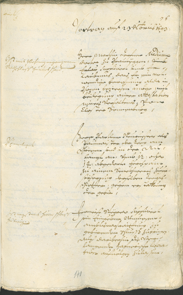 Civic Archives of Bozen-Bolzano - BOhisto Ratsprotokoll 1693/96 