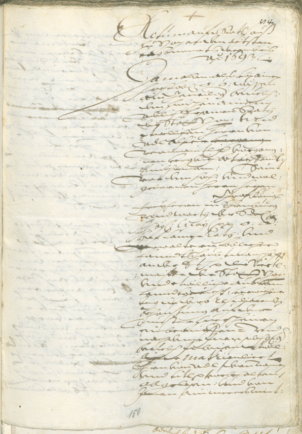 Archivio Storico della Città di Bolzano - BOhisto protocollo consiliare 1693/96 