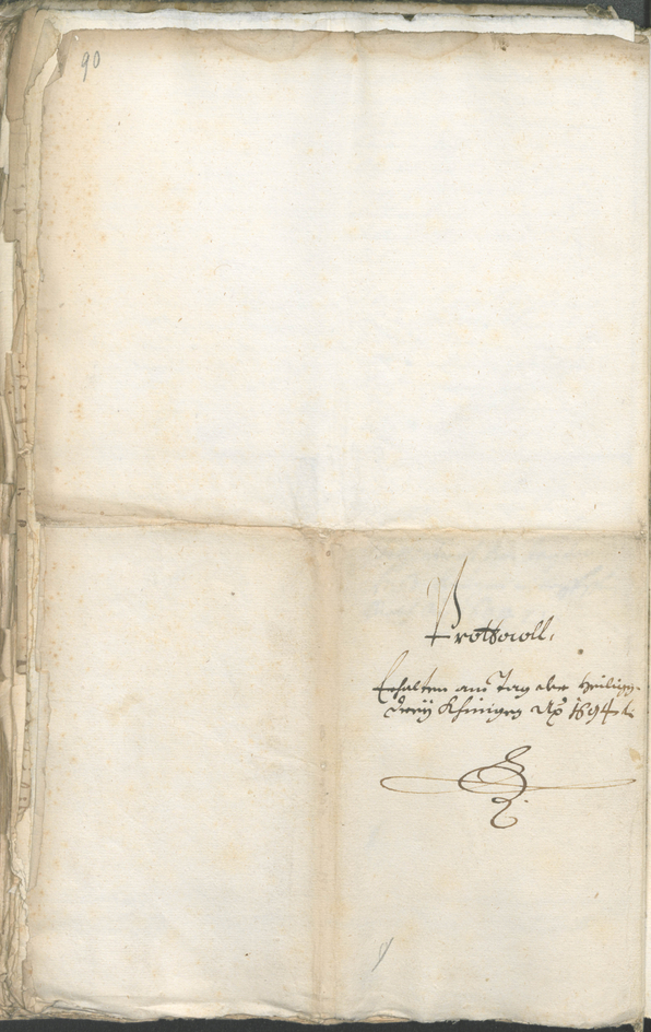 Civic Archives of Bozen-Bolzano - BOhisto Ratsprotokoll 1693/96 