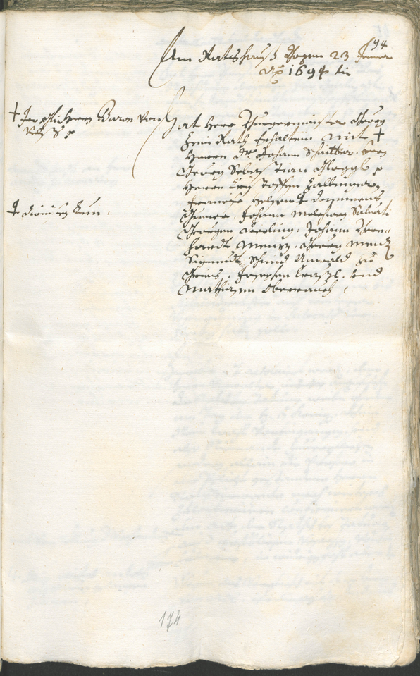 Civic Archives of Bozen-Bolzano - BOhisto Ratsprotokoll 1693/96 