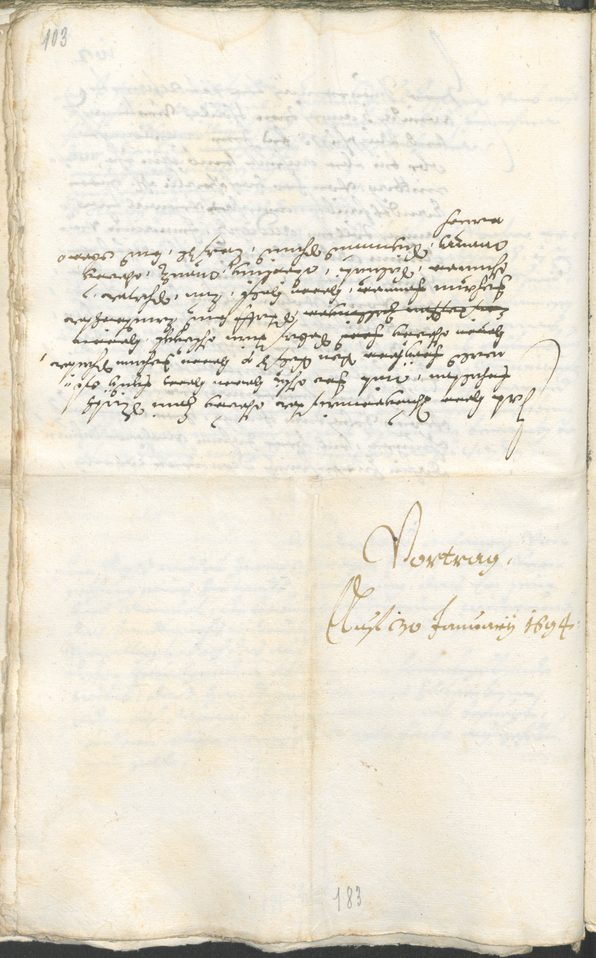 Civic Archives of Bozen-Bolzano - BOhisto Ratsprotokoll 1693/96 