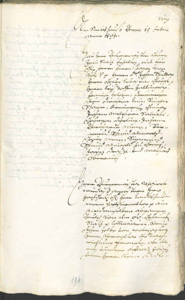 Civic Archives of Bozen-Bolzano - BOhisto Ratsprotokoll 1693/96 