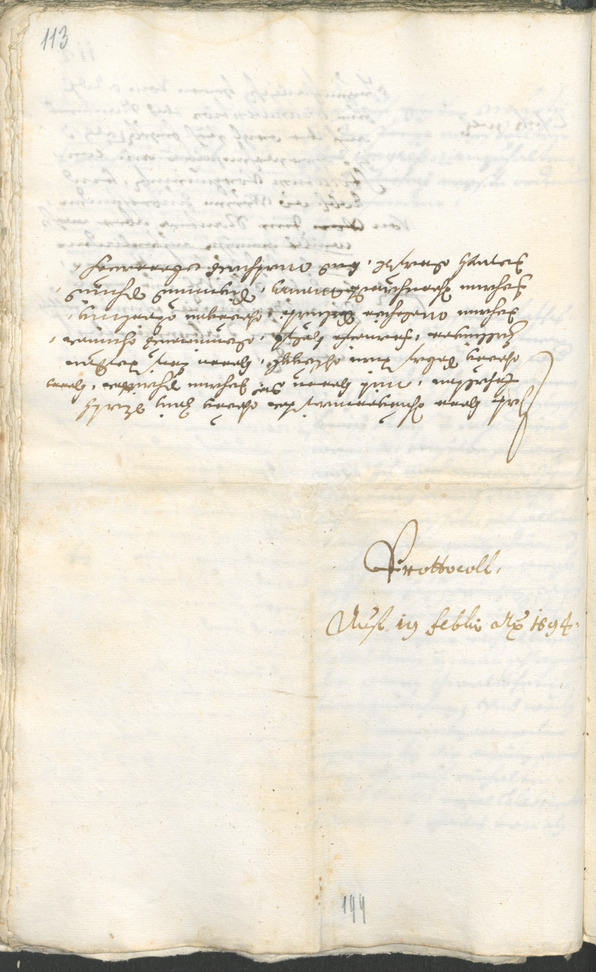 Civic Archives of Bozen-Bolzano - BOhisto Ratsprotokoll 1693/96 