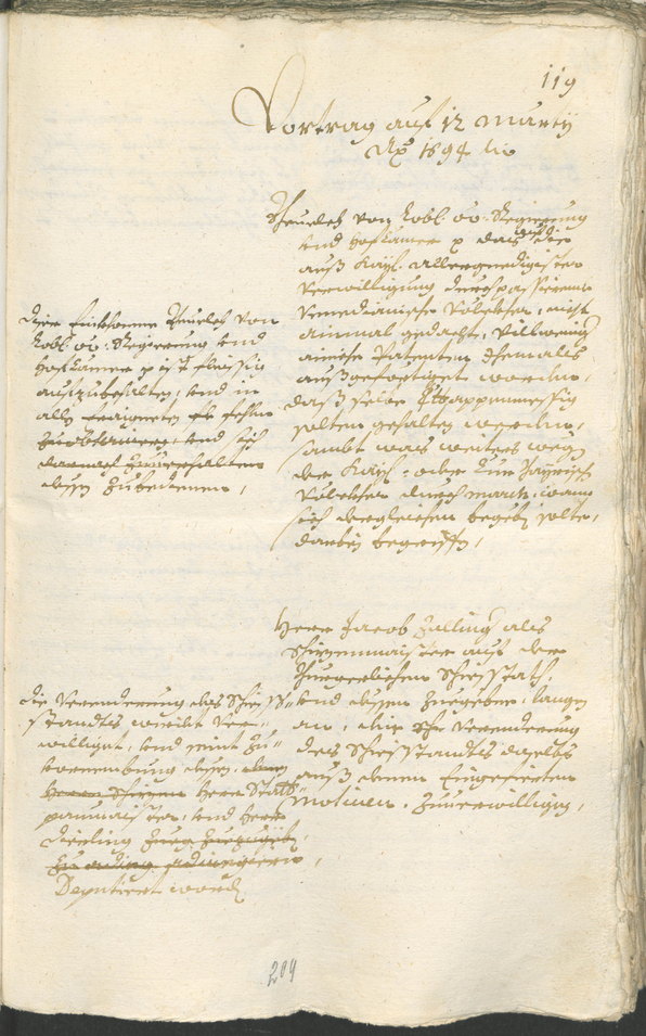 Civic Archives of Bozen-Bolzano - BOhisto Ratsprotokoll 1693/96 