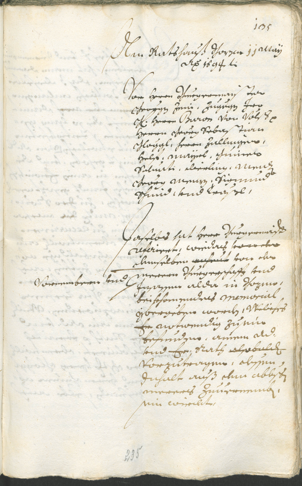 Civic Archives of Bozen-Bolzano - BOhisto Ratsprotokoll 1693/96 