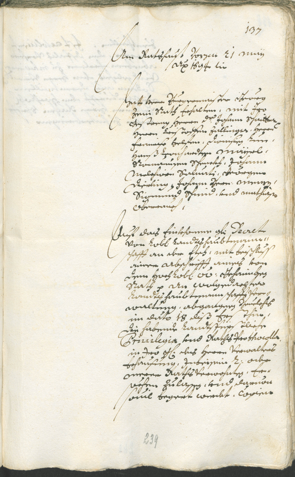 Civic Archives of Bozen-Bolzano - BOhisto Ratsprotokoll 1693/96 