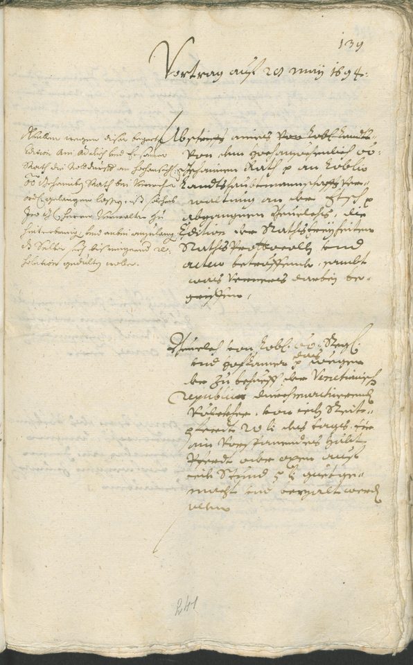 Civic Archives of Bozen-Bolzano - BOhisto Ratsprotokoll 1693/96 