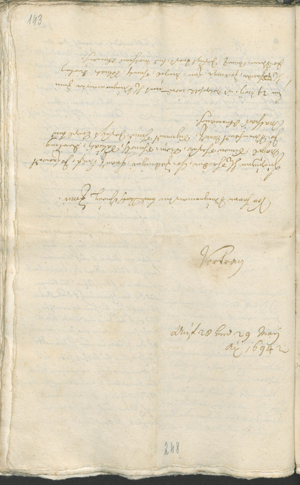 Civic Archives of Bozen-Bolzano - BOhisto Ratsprotokoll 1693/96 