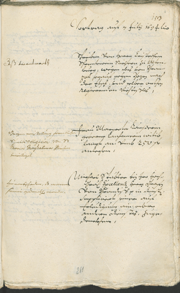 Civic Archives of Bozen-Bolzano - BOhisto Ratsprotokoll 1693/96 