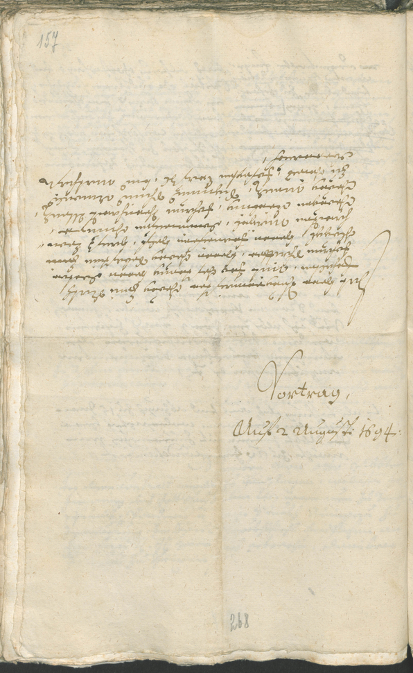 Stadtarchiv Bozen - BOhisto Ratsprotokoll 1693/96 