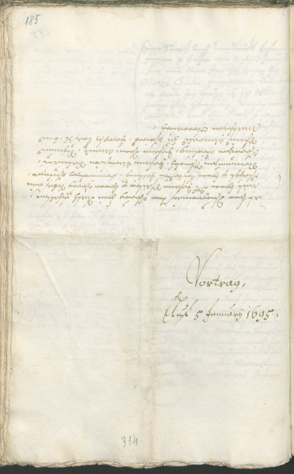 Stadtarchiv Bozen - BOhisto Ratsprotokoll 1693/96 