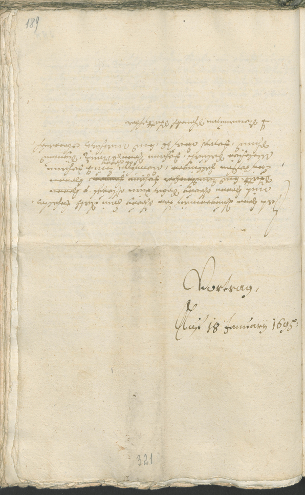 Civic Archives of Bozen-Bolzano - BOhisto Ratsprotokoll 1693/96 