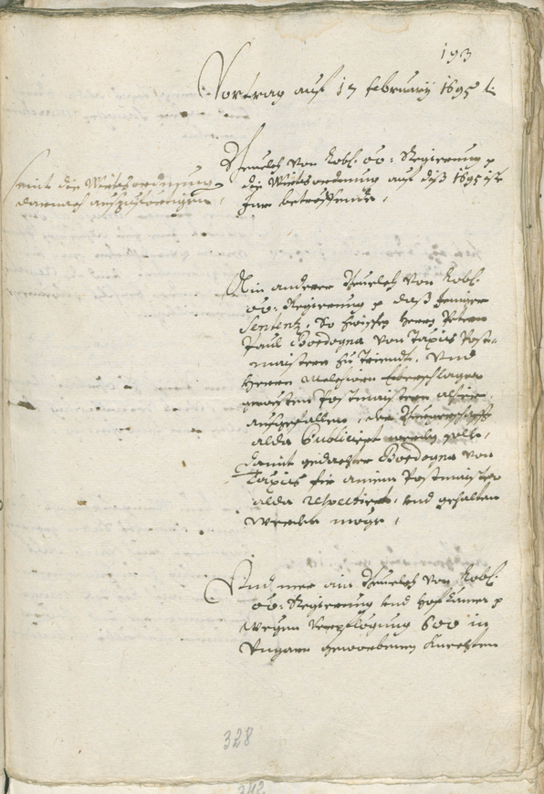 Civic Archives of Bozen-Bolzano - BOhisto Ratsprotokoll 1693/96 