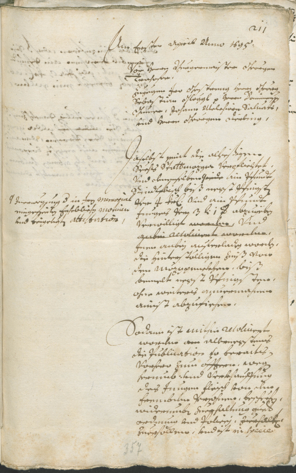 Civic Archives of Bozen-Bolzano - BOhisto Ratsprotokoll 1693/96 