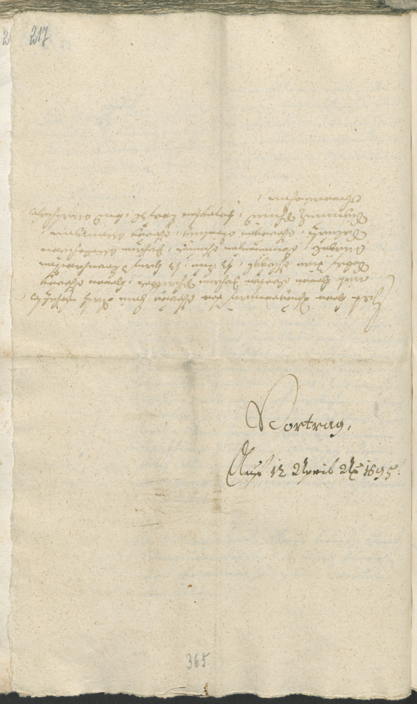 Civic Archives of Bozen-Bolzano - BOhisto Ratsprotokoll 1693/96 