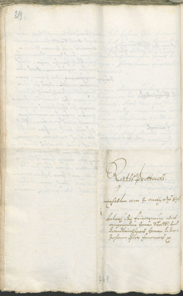 Civic Archives of Bozen-Bolzano - BOhisto Ratsprotokoll 1693/96 