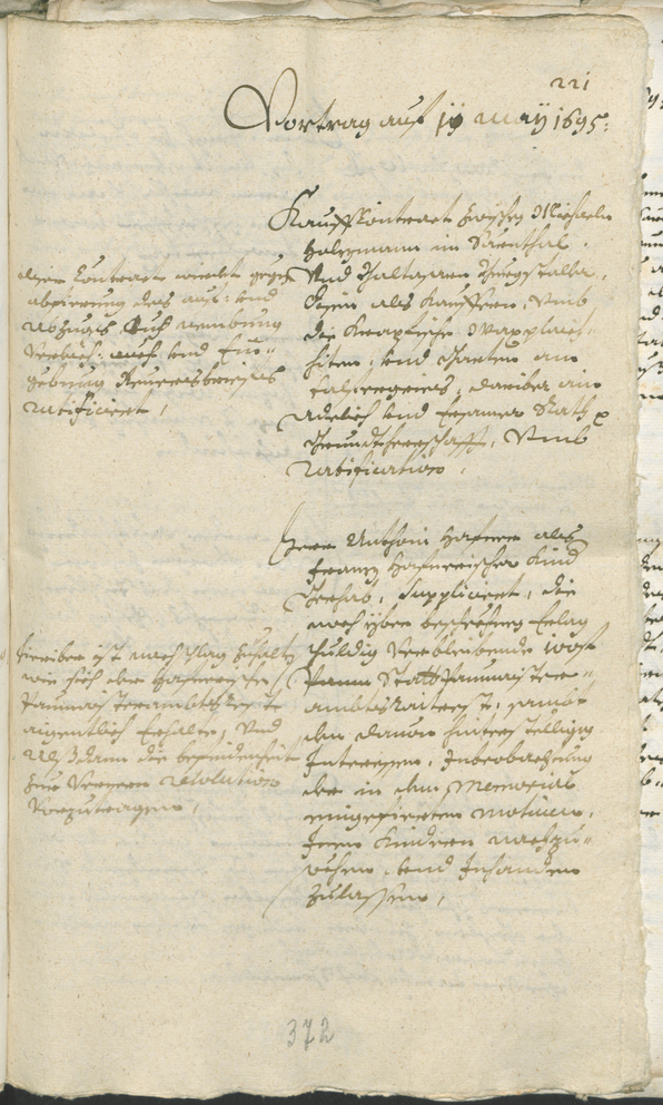 Civic Archives of Bozen-Bolzano - BOhisto Ratsprotokoll 1693/96 