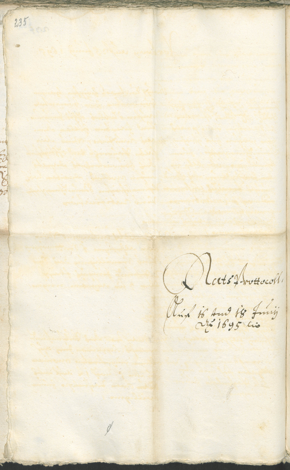 Civic Archives of Bozen-Bolzano - BOhisto Ratsprotokoll 1693/96 