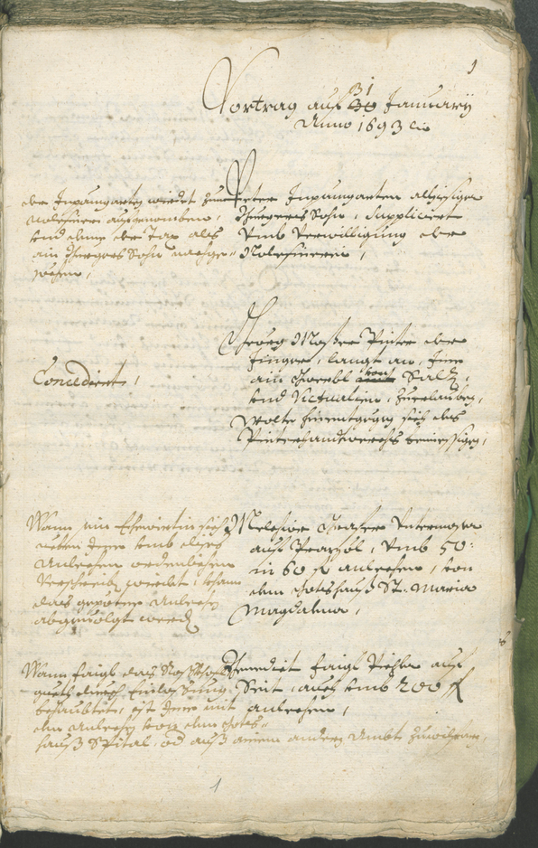 Civic Archives of Bozen-Bolzano - BOhisto Ratsprotokoll 1693/96 