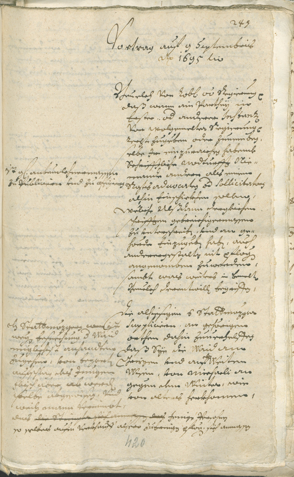 Civic Archives of Bozen-Bolzano - BOhisto Ratsprotokoll 1693/96 