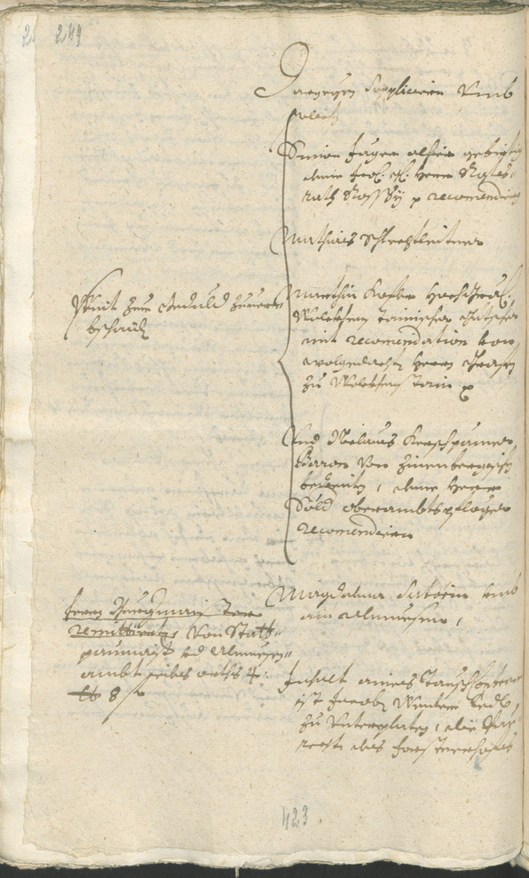 Stadtarchiv Bozen - BOhisto Ratsprotokoll 1693/96 