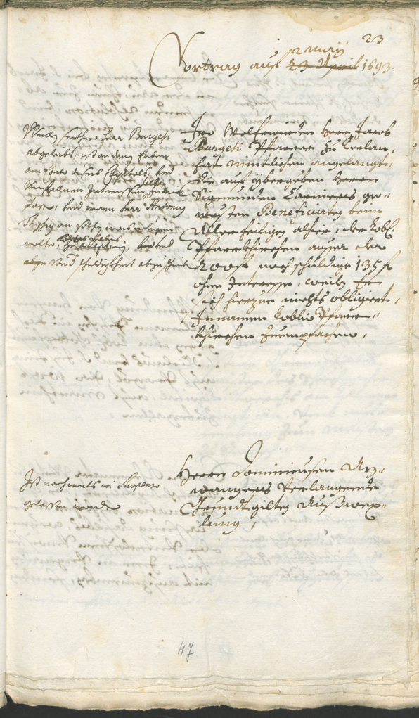 Civic Archives of Bozen-Bolzano - BOhisto Ratsprotokoll 1693/96 