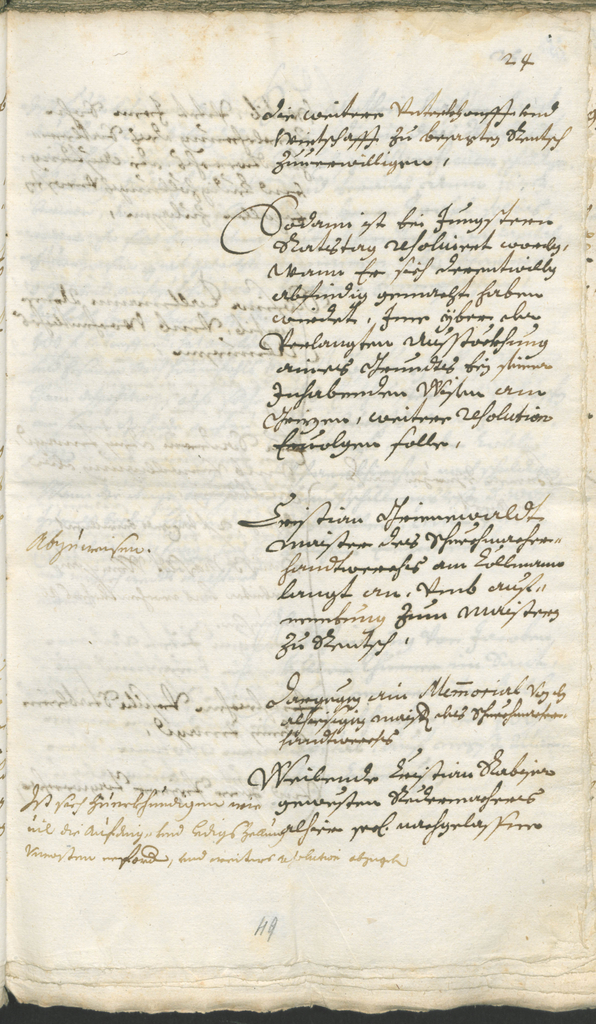 Stadtarchiv Bozen - BOhisto Ratsprotokoll 1693/96 