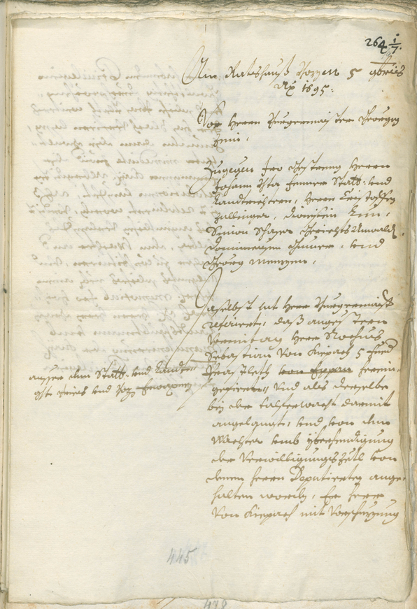 Civic Archives of Bozen-Bolzano - BOhisto Ratsprotokoll 1693/96 