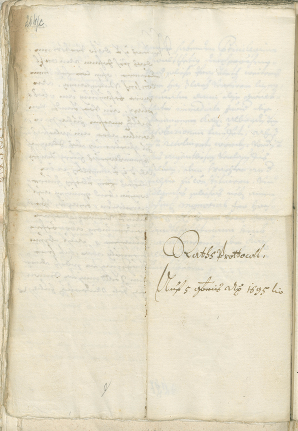 Civic Archives of Bozen-Bolzano - BOhisto Ratsprotokoll 1693/96 