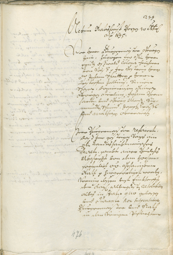 Civic Archives of Bozen-Bolzano - BOhisto Ratsprotokoll 1693/96 