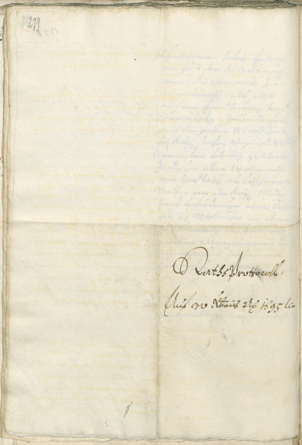 Civic Archives of Bozen-Bolzano - BOhisto Ratsprotokoll 1693/96 