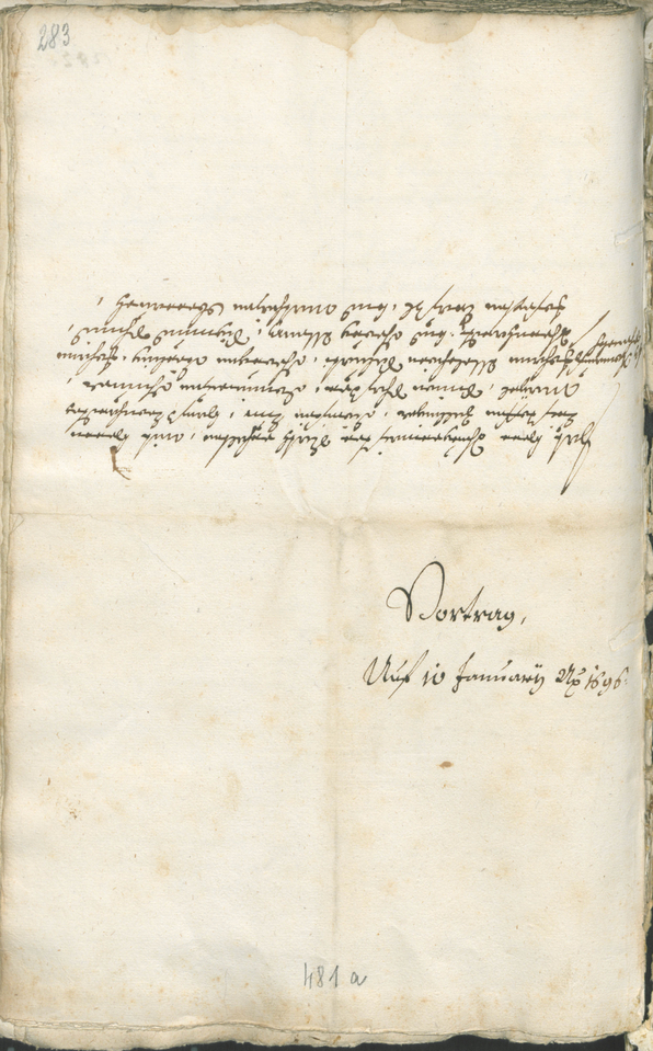 Stadtarchiv Bozen - BOhisto Ratsprotokoll 1693/96 