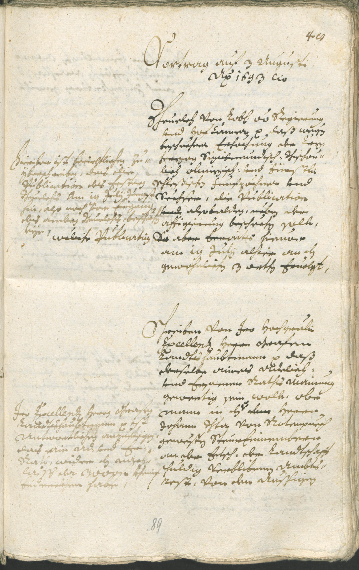 Archivio Storico della Città di Bolzano - BOhisto protocollo consiliare 1693/96 