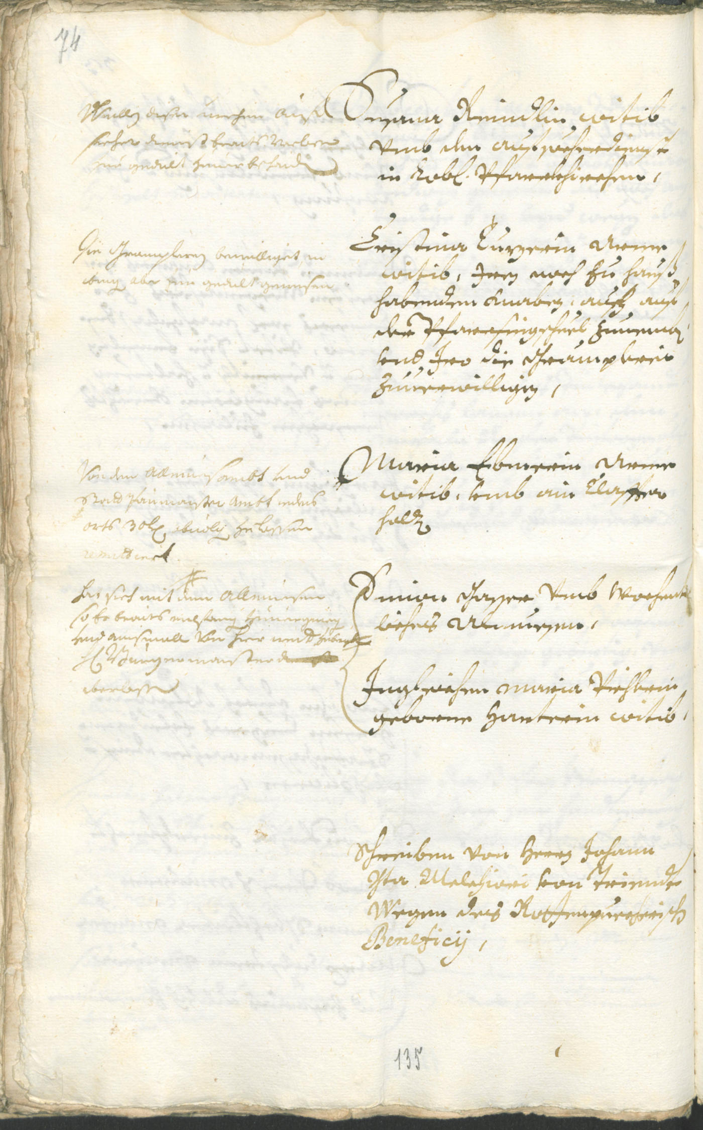 Stadtarchiv Bozen - BOhisto Ratsprotokoll 1693/96 
