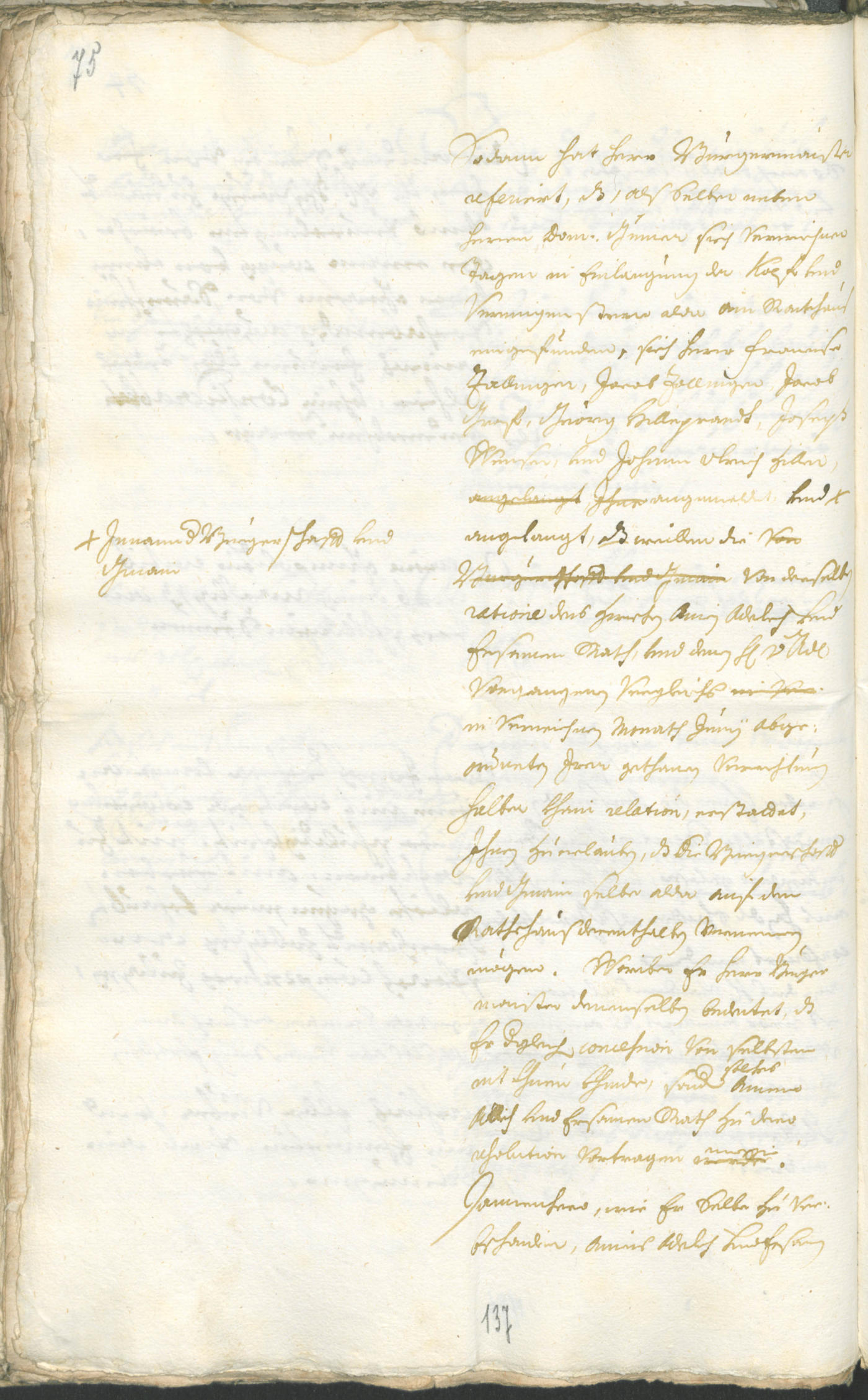 Stadtarchiv Bozen - BOhisto Ratsprotokoll 1693/96 