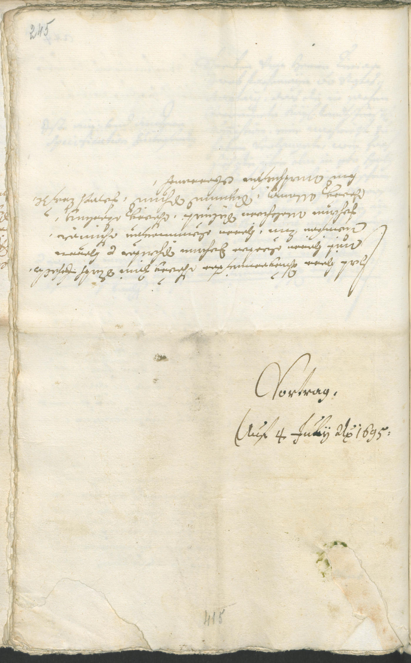 Civic Archives of Bozen-Bolzano - BOhisto Ratsprotokoll 1693/96 