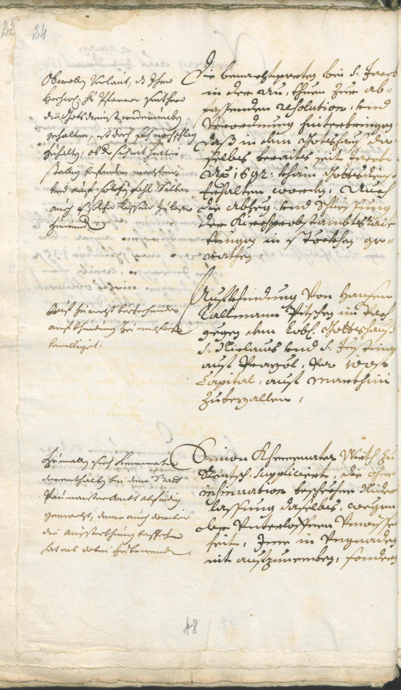 Civic Archives of Bozen-Bolzano - BOhisto Ratsprotokoll 1693/96 