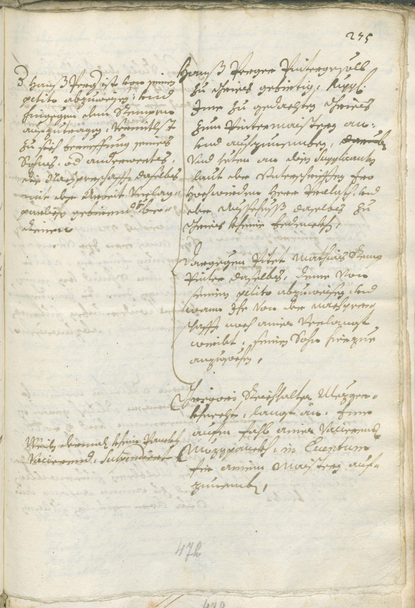 Stadtarchiv Bozen - BOhisto Ratsprotokoll 1693/96 