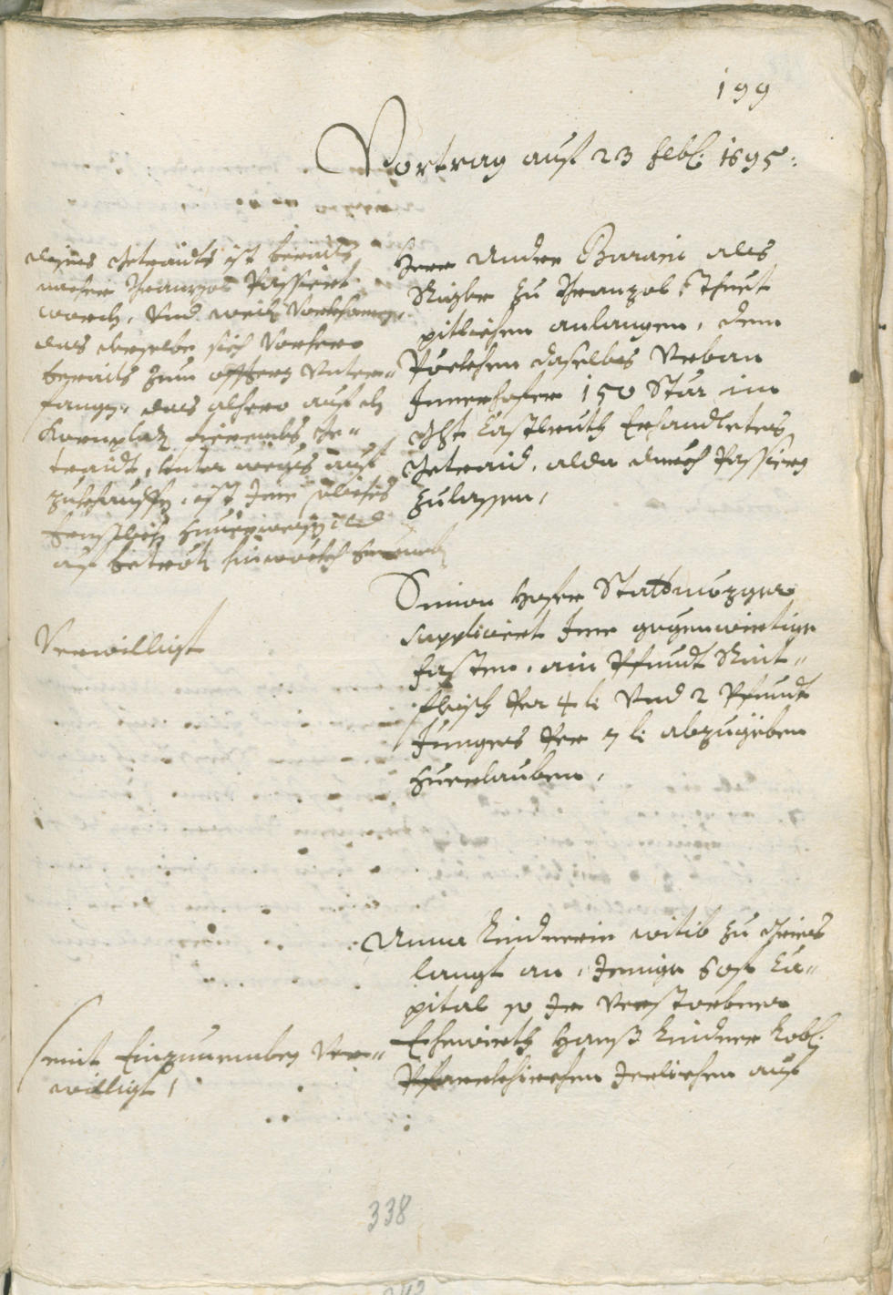 Civic Archives of Bozen-Bolzano - BOhisto Ratsprotokoll 1693/96 