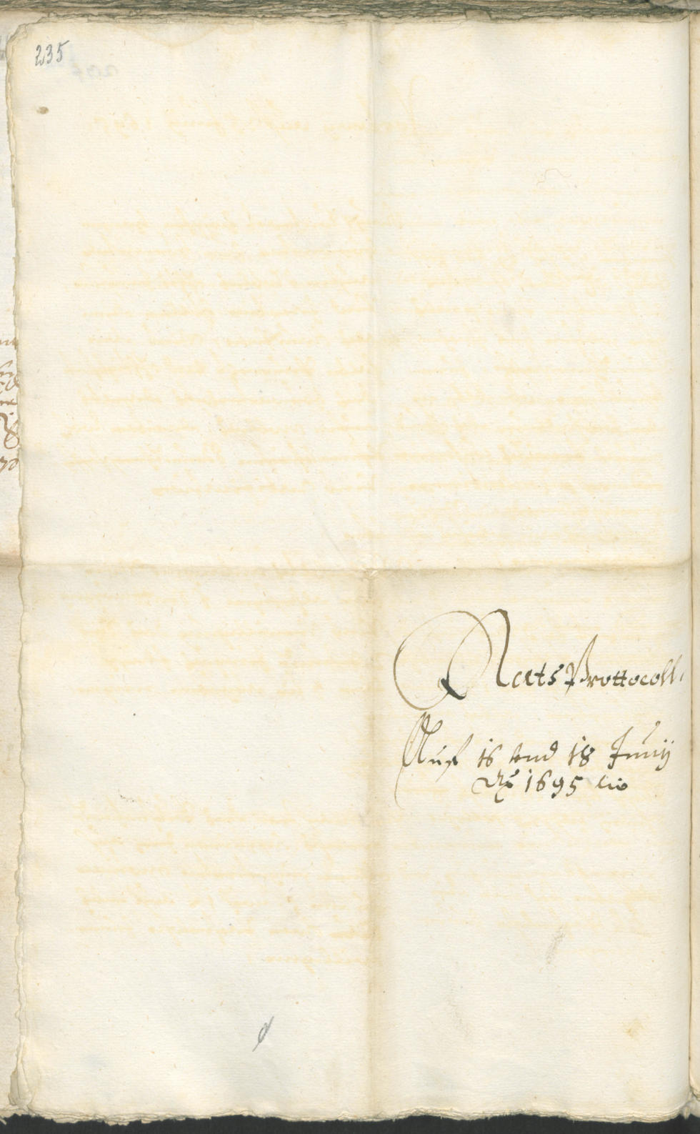Stadtarchiv Bozen - BOhisto Ratsprotokoll 1693/96 