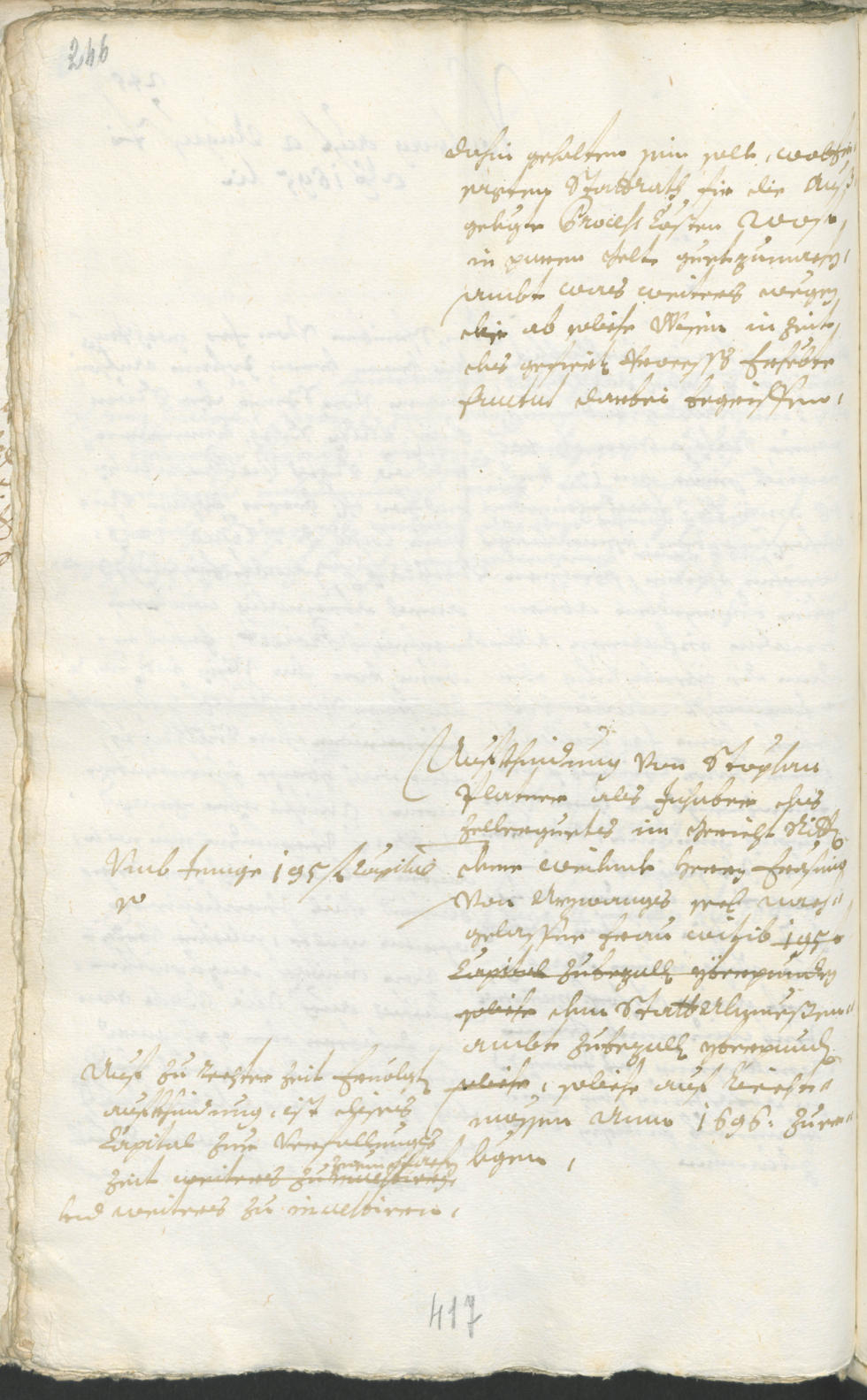 Stadtarchiv Bozen - BOhisto Ratsprotokoll 1693/96 