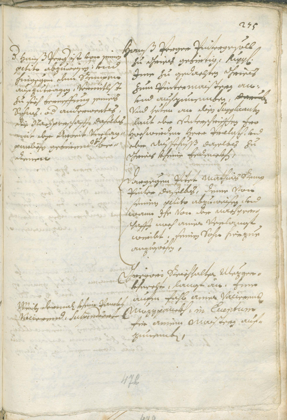 Stadtarchiv Bozen - BOhisto Ratsprotokoll 1693/96 