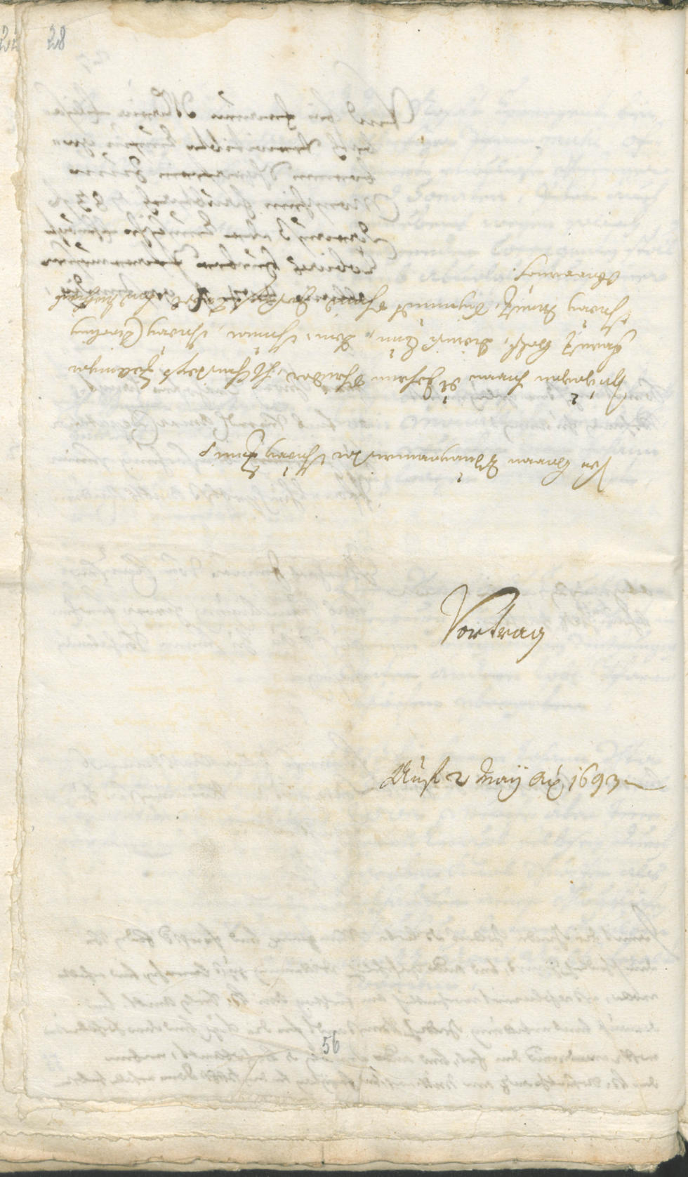Civic Archives of Bozen-Bolzano - BOhisto Ratsprotokoll 1693/96 