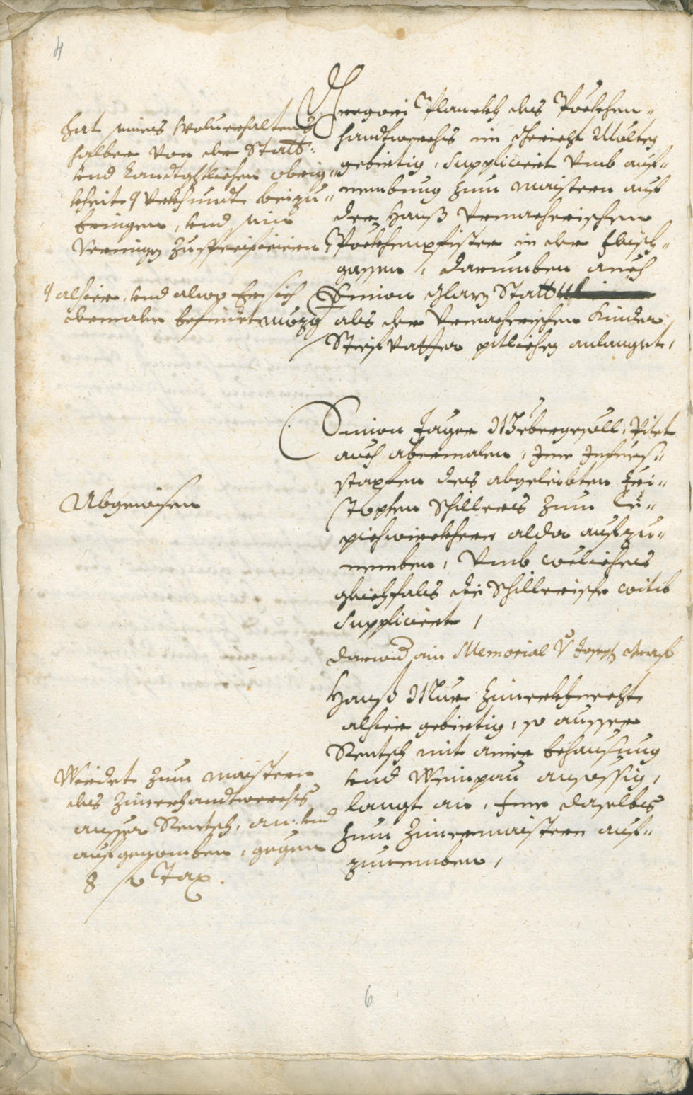 Stadtarchiv Bozen - BOhisto Ratsprotokoll 1693/96 